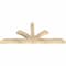 Ekena Millwork Richland Rough Sawn Timber Gable Bracket, Douglas Fir, 72"W x 30"H x 4"D x 4"F, 10/12 Pitch GBW072X30X0404RIC00RDF - alternate 4